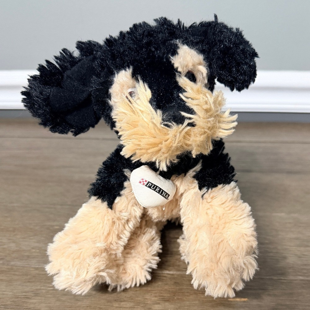 Purina Promo Black & Tan‎ Terrier Dog Plush